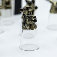 Verres à shot (25 ml) – Créatures du Zodiaque Chinois – Bronze Antique