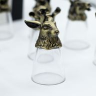 Verres à shot (25 ml) – Créatures du Zodiaque Chinois – Bronze Antique