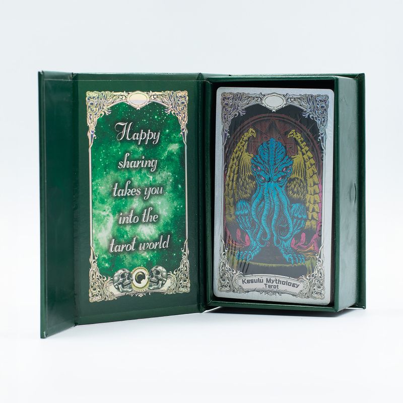 Tarot feuille métallisée – Mythologie Kesulu – avec livret