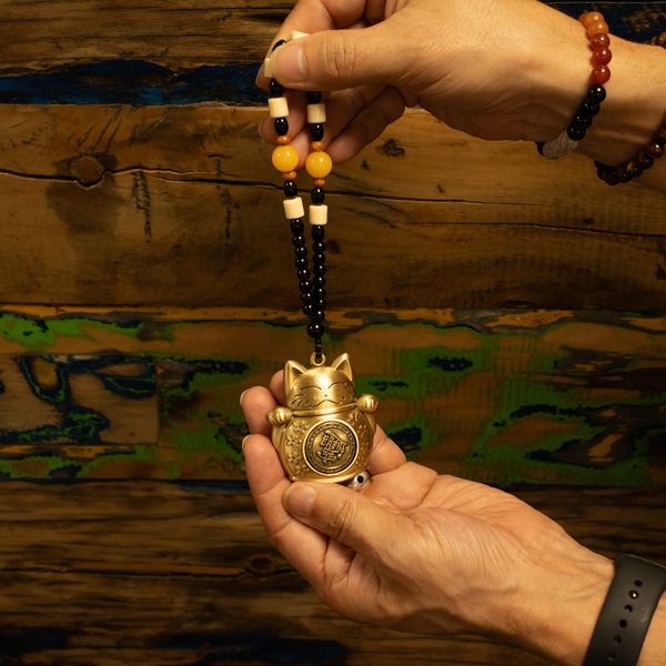 Amulette Feng Shui – Chat porte-bonheur