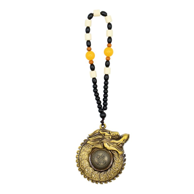 Amulette Feng Shui – Dragon encerclant – Gardien