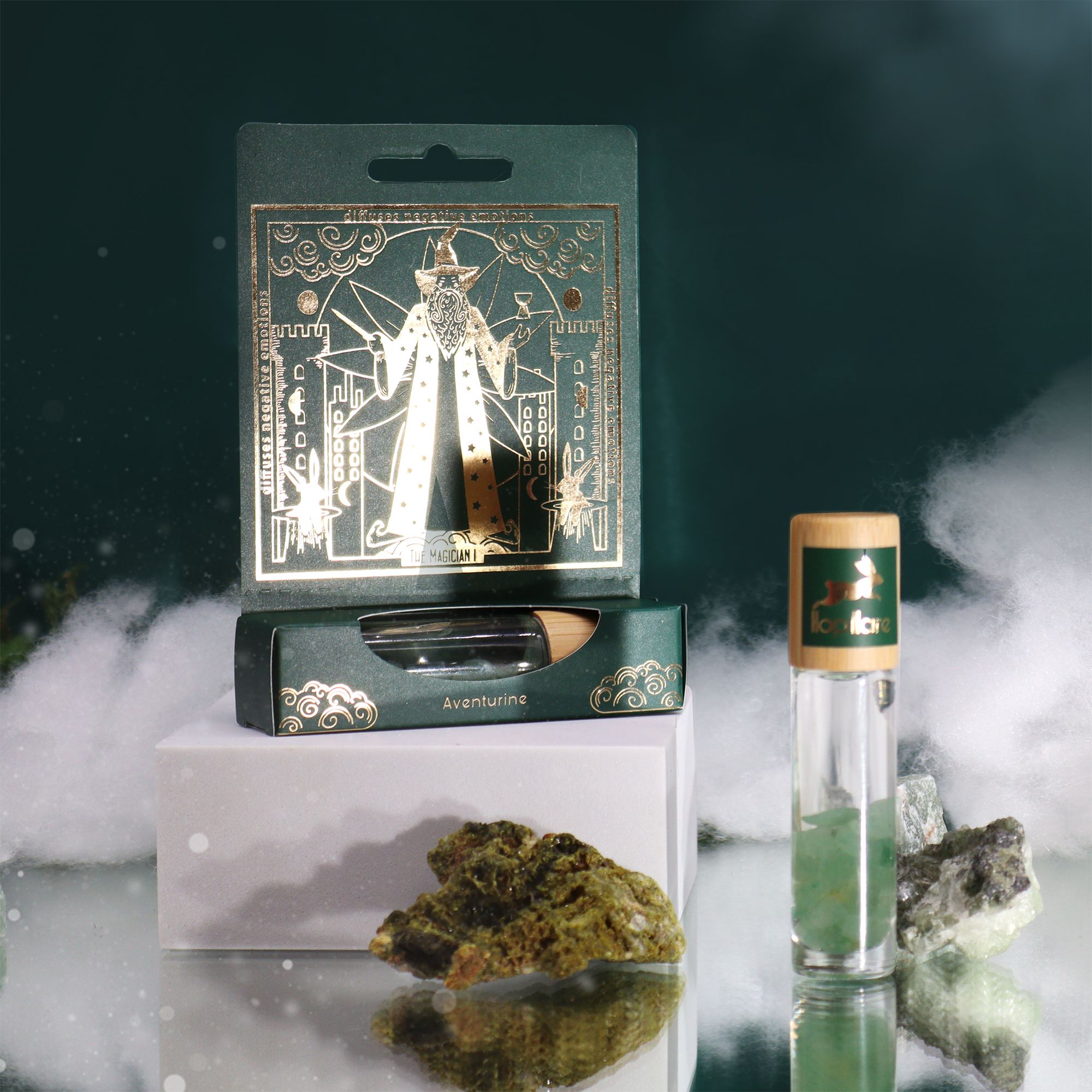 Roll-on Hop Hare aux Huiles Essentielles, Pierres Naturelles & Tarot