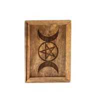 Petite boîte de tarot avec porte-cartes