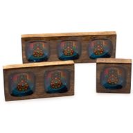 Set de Plateau Bois de Manguier Émaillé Moyen – Hamsa