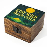 Petite boîte émaillée – Reste Sauvage, Enfant de la Lune
