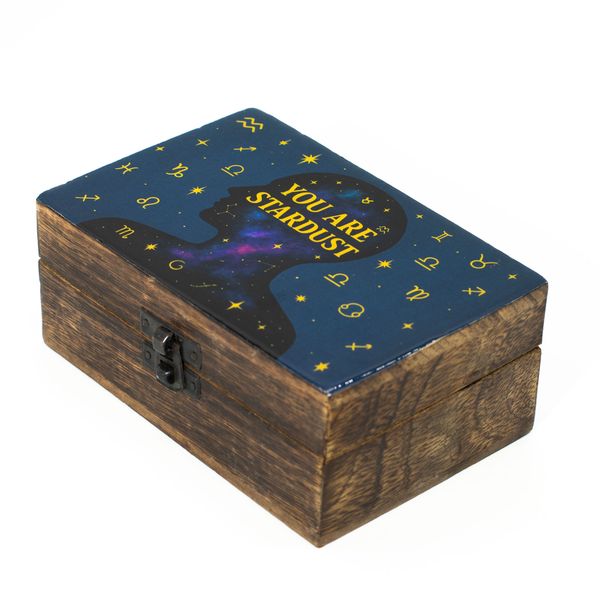 Boîte émaillée moyenne – Tu es Poussière d’Étoiles