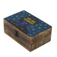 Boîte émaillée moyenne – Tu es Poussière d’Étoiles