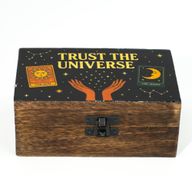 Boîte émaillée moyenne – Fais Confiance à l’Univers