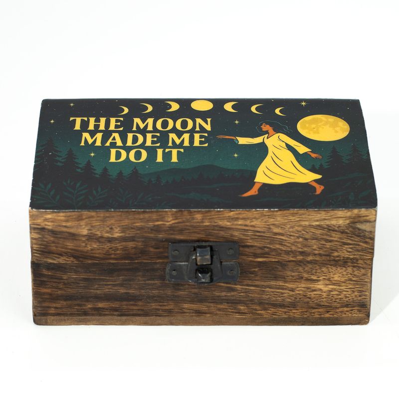 Boîte émaillée moyenne – La Lune m’a Fait Faire Ça