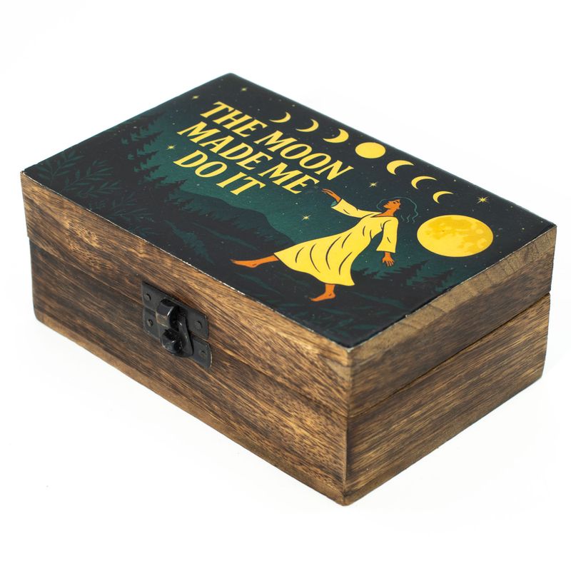 Boîte émaillée moyenne – La Lune m’a Fait Faire Ça