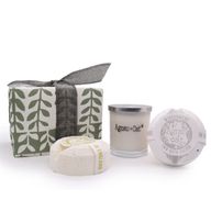 Coffret Cadeau - Lune Veloutée (Bougie) + Windermere & Agrumes (Bombe de bain)