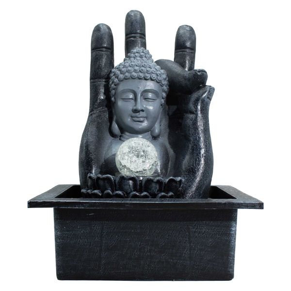 Fontaine d’eau - Tête et main de Bouddha (20×25×35 cm)