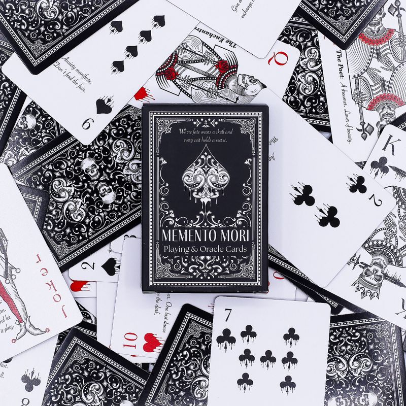 Cartes à jouer et oracles Memento Mori Gothique