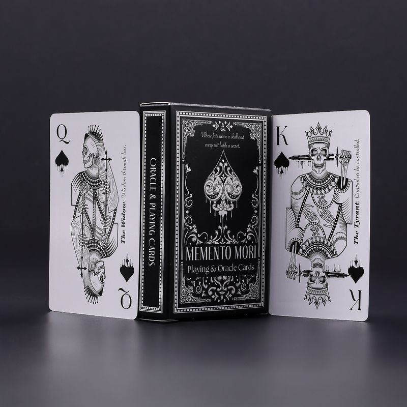 Cartes à jouer et oracles Memento Mori Gothique