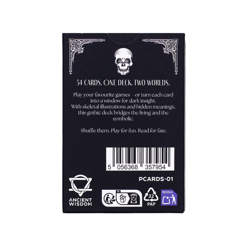 Cartes à jouer et oracles Memento Mori Gothique