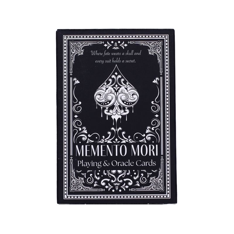 Cartes à jouer et oracles Memento Mori Gothique