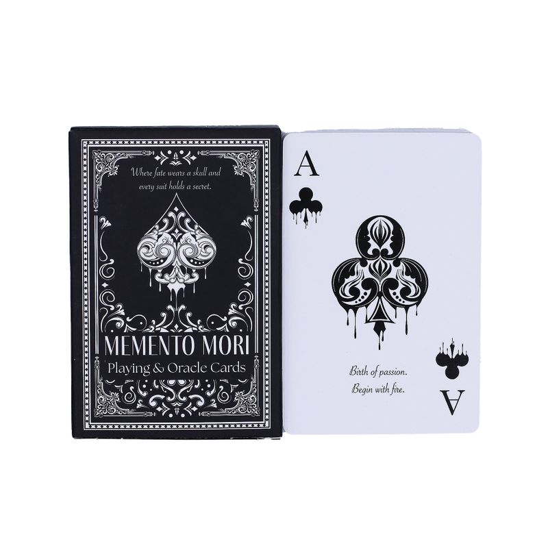 Cartes à jouer et oracles Memento Mori Gothique