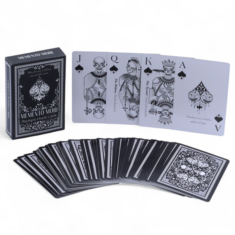 Cartes à jouer et oracles Memento Mori Gothique