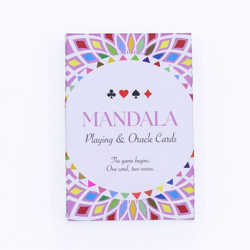 Cartes à jouer et oracles Mandala – Symétrie de kaléidoscope