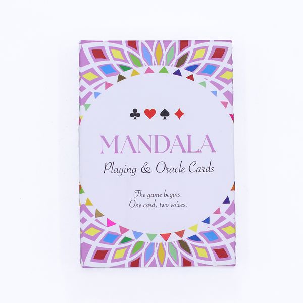 Cartes à jouer et oracles Mandala – Symétrie de kaléidoscope