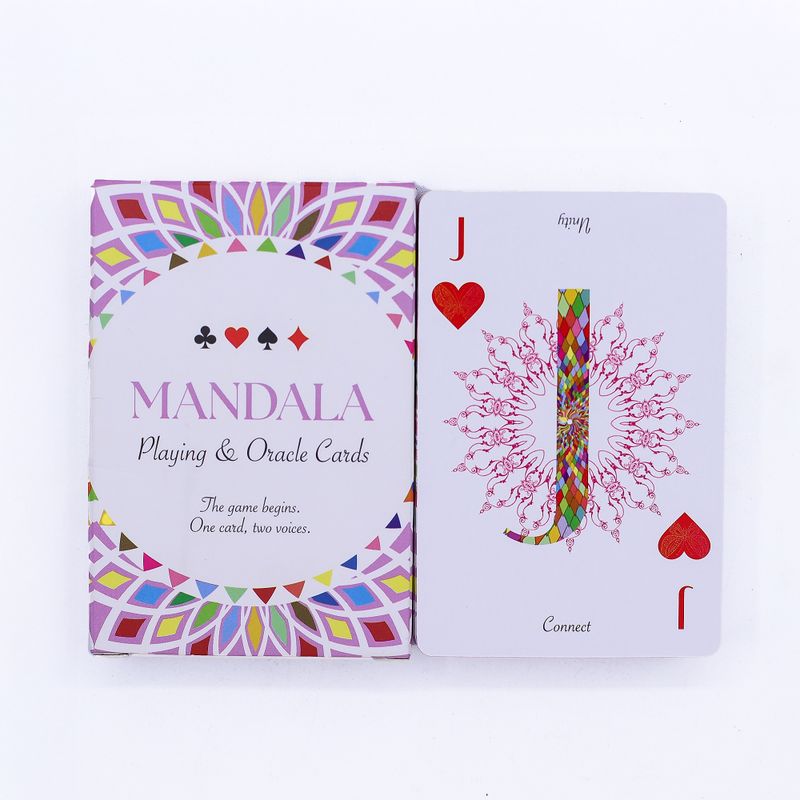Cartes à jouer et oracles Mandala – Symétrie de kaléidoscope