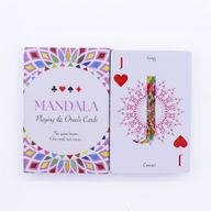 Cartes à jouer et oracles Mandala – Symétrie de kaléidoscope