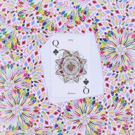Cartes à jouer et oracles Mandala – Symétrie de kaléidoscope