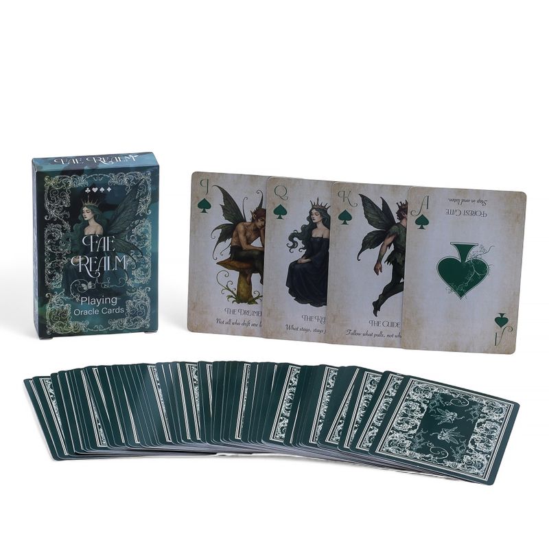 Cartes à jouer et oracles Royaume des Fées – Thème féerique