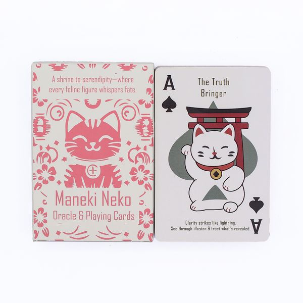 Cartes à jouer et oracles Chats Porte-Bonheur – Jeu Maneki Neko