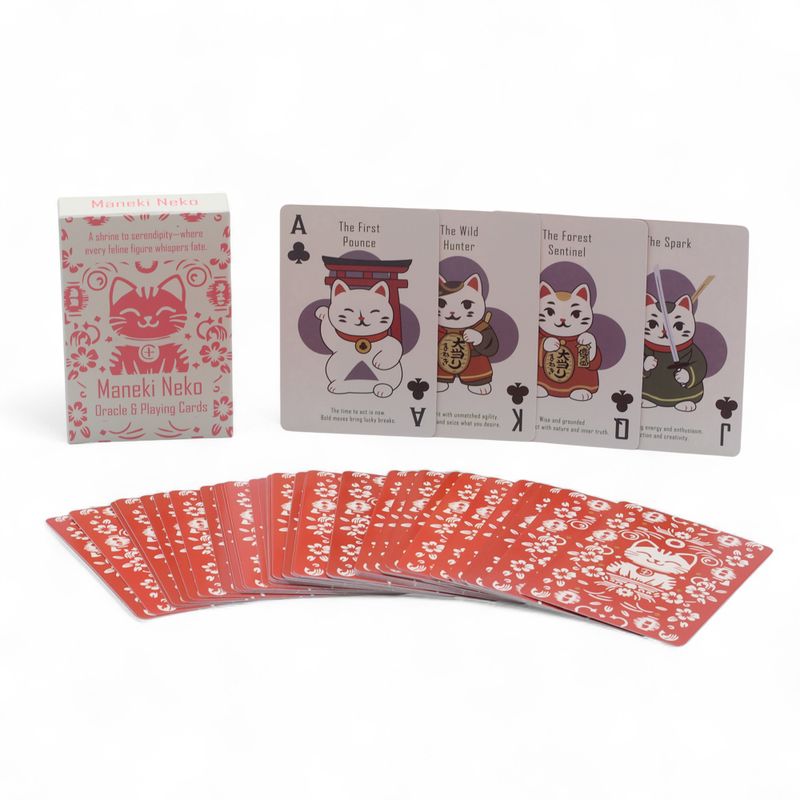 Cartes à jouer et oracles Chats Porte-Bonheur – Jeu Maneki Neko