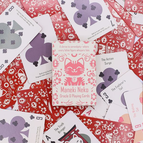 Cartes à jouer et oracles Chats Porte-Bonheur – Jeu Maneki Neko