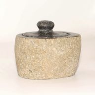 Pot d’ancrage en pierre de rivière naturelle – Petit