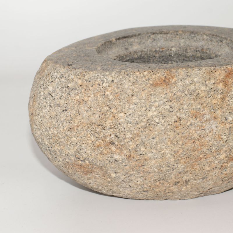 Pot d’ancrage en pierre de rivière naturelle – Grand