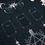 Tapis de Tirage tarot – Sorcière (75x75 cm)