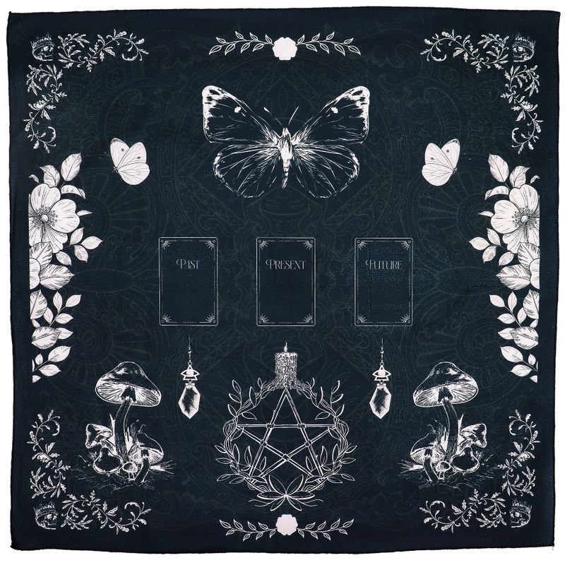 Tapis de Tirage tarot – Sorcière (75x75 cm)
