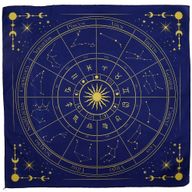 Tapis de Tirage tarot – Zodiaque (75x75 cm)