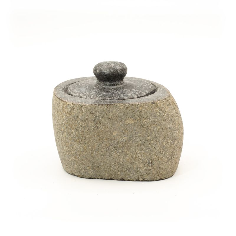 Pot d’ancrage en pierre de rivière naturelle – Petit