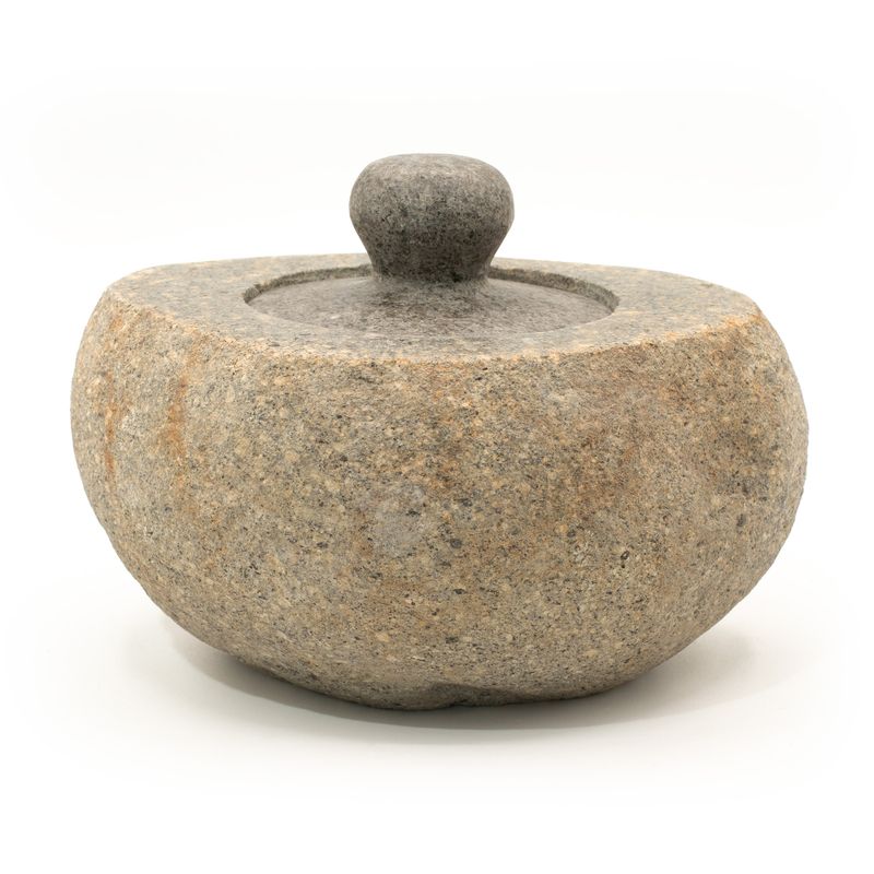 Pot d’ancrage en pierre de rivière naturelle – Grand