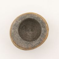 Petit Pilon & Mortier Décoratif – Pierre de Rivière (env. 9x7 cm)