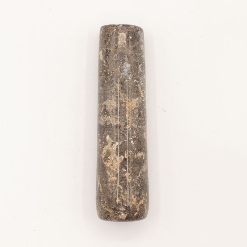 Grand Pilon & Mortier Décoratif – Pierre de Rivière (env. 15x12 cm)