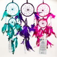 Cercles Moyens - Turquoise, Rose et Violet