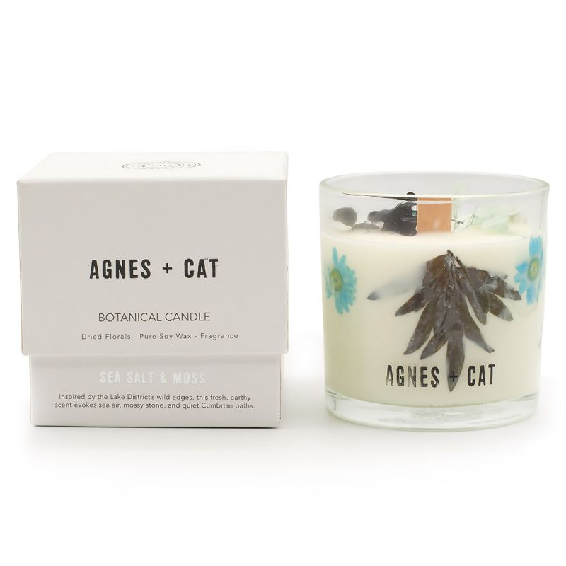 Bougie végétale en soja Agnes & Cat - Sel marin & Mousse