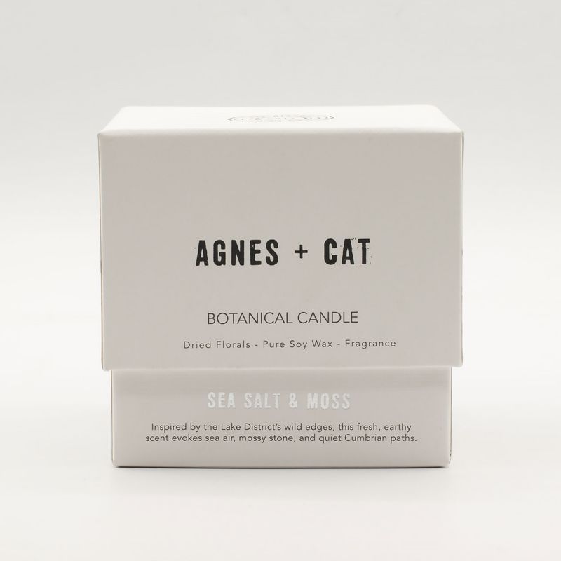 Bougie végétale en soja Agnes & Cat - Sel marin & Mousse