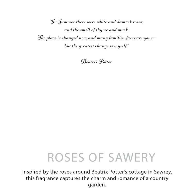 Bougie végétale en soja Agnes & Cat - Roses de Sawrey