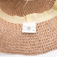 Chapeau de soleil en paille souple – Rose poudré