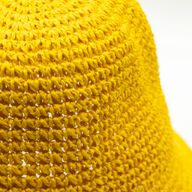 Chapeau de soleil en paille souple – Jaune