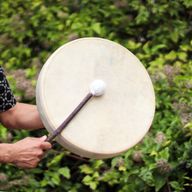 Esprit de l’Ours - Tambour Chaman & Baguette - Accordable - 40 cm