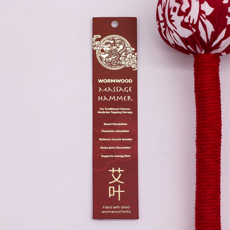 Marteau de Massage à l’Armoise – Rouge