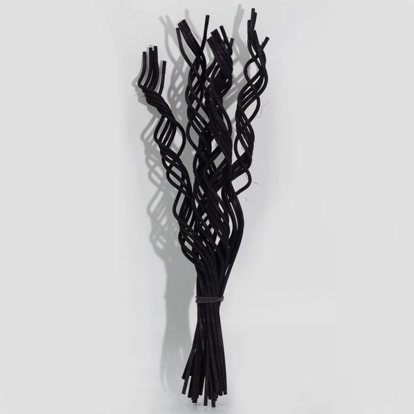 Branches torsadées noires - 3mm x 28cm Lot - (env. 50)