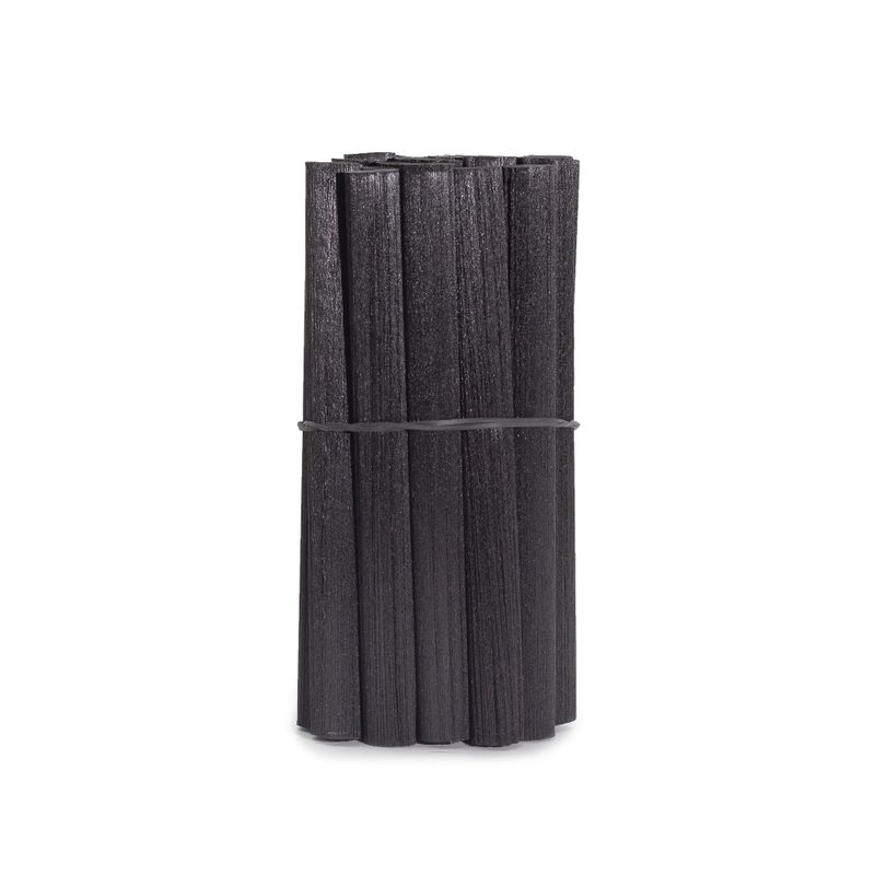 Bâtonnets fibre épaisse noirs - 15mm x 15cm Lot - (env. 20)